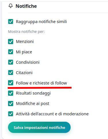 Follow request