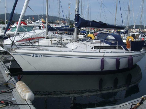 Eolo, anchored in Moaña (Vigo/SP)