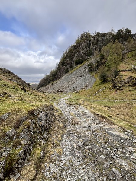 Borrowdale walk, looking towards Derwent.