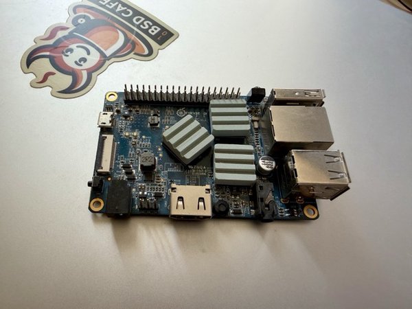 My Orange PI PC on my laptop, ready for littleFedi
