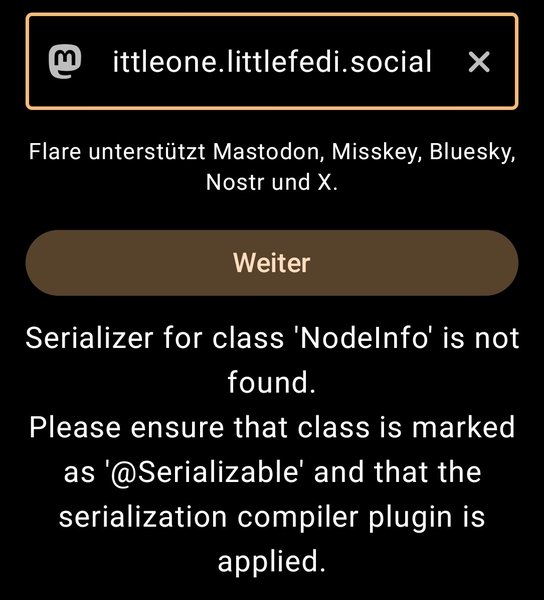 Serializer for class Nodeinfo is not found ...