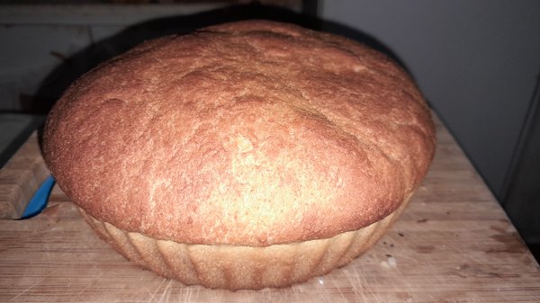 Pão de mandioca e milho recém saído do forno
