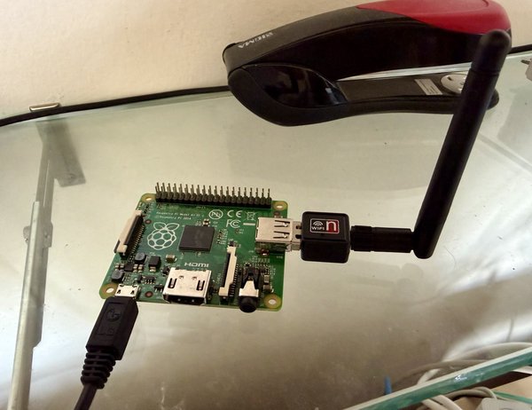 The Raspberry PI A+ that is currently powering this instance.